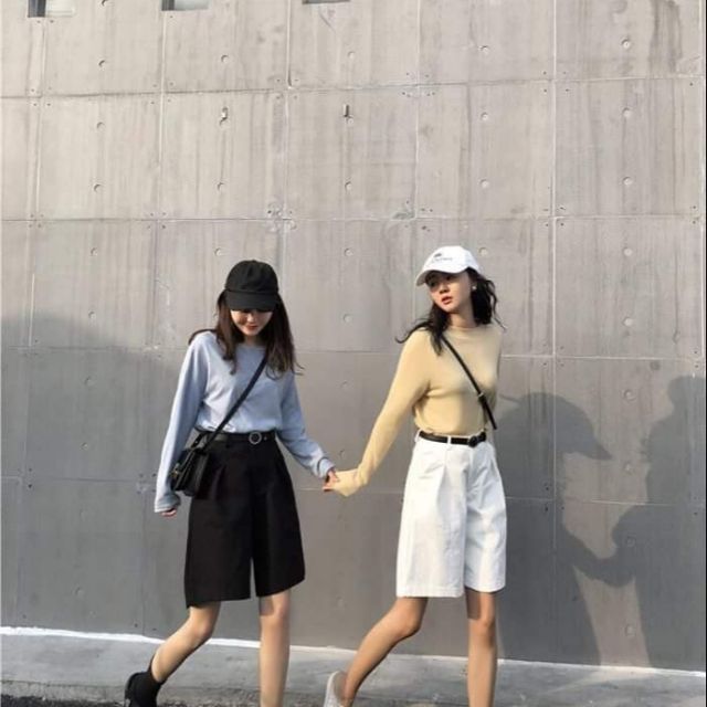 Quần Sọc Ống Rộng KaKi ( Ảnh Thật )