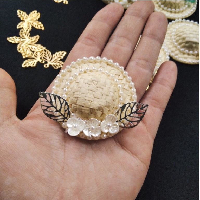 Kẹp Nón handmade mini/Kẹp mái cho bé