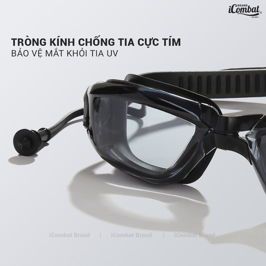 Kính bơi người lớn nam nữ HÀNH PHI SPORT, mắt kiếng bơi HD chống sương mù, chống nước vào mắt