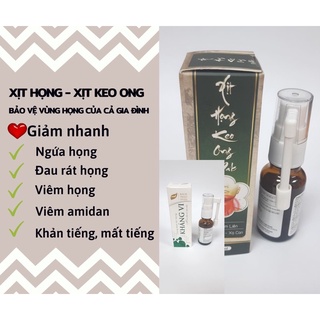 Xịt họng - Xịt keo ong thảo dược giảm ho, đau, rát, ngứa họng