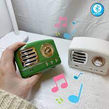 Loa Bluetooth Không Dây Mini Phong Cách Retro Hàn Quốc