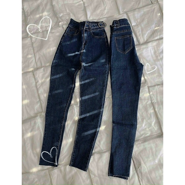 Quần jean dài co giãn