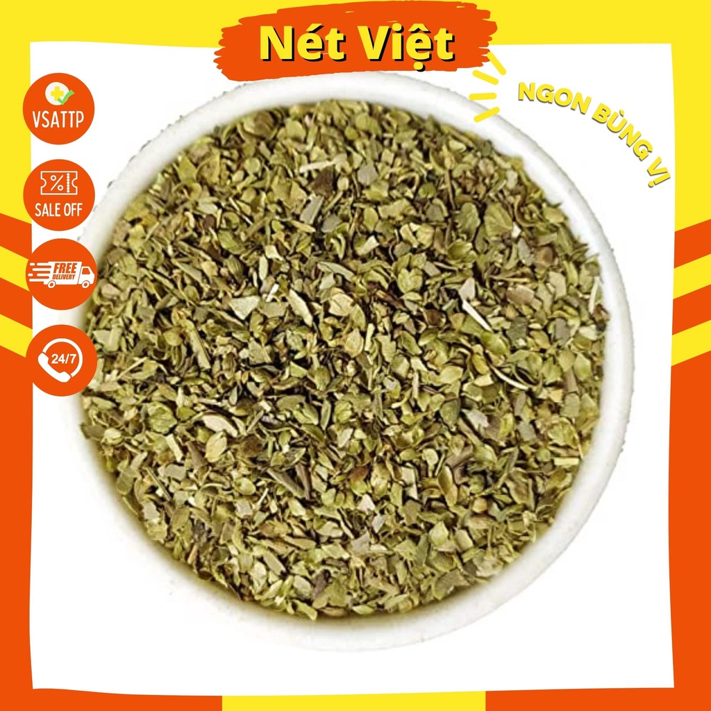 Lá thơm Oregano khô, kinh giới tây làm món Âu pizza, mỳ ý