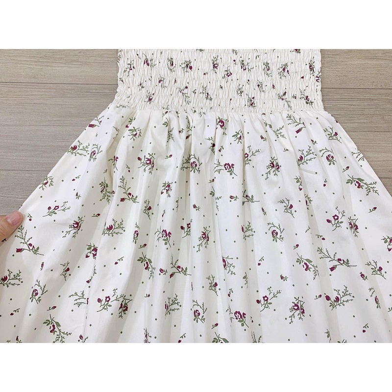 Váy Maxi 2 dây bé gái cao cấp