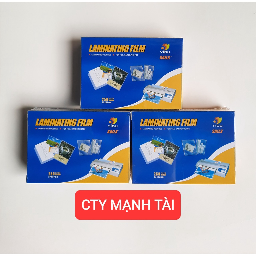 Giấy ép chứng minh nhân dân 67x97mm   - Màng ép plastic CMND 125 mic / 130 mic / 150mic / 160 mic