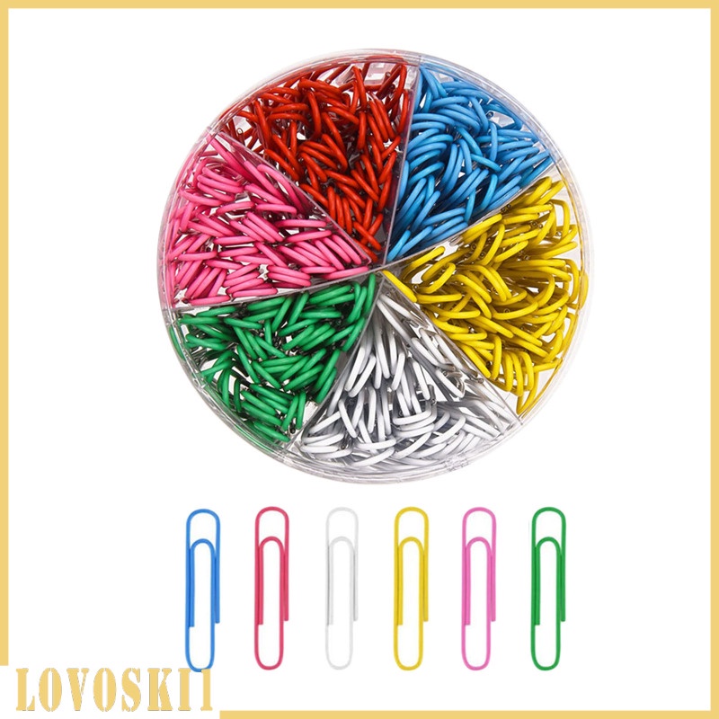 [LOVOSKI1]600pcs Large Paper Clips Marking Clips Office Supplies Studen Stationery