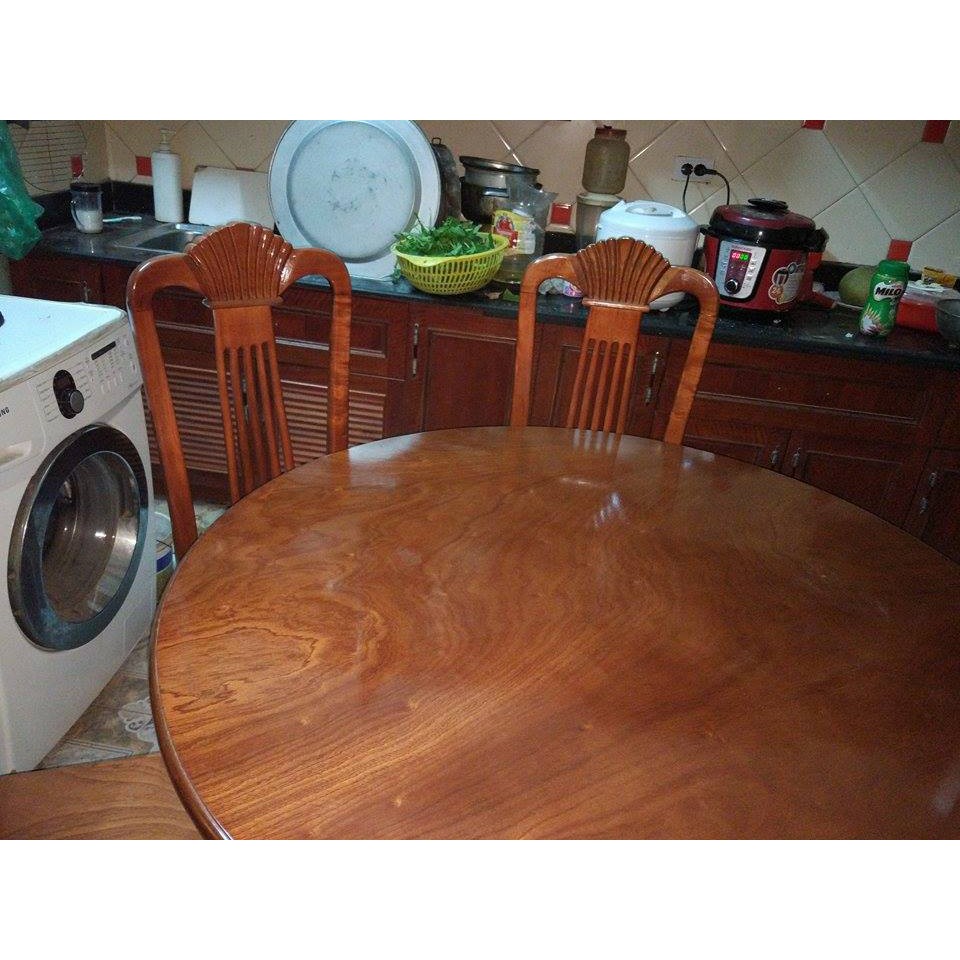 ​Bộ Bàn Ghế Ăn  Loại bàn xoay - kính