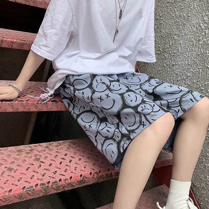 Quần Short Ống Rộng Phong Cách Hip Hop Đường Phố Thời Trang Mùa Hè Cho Nam