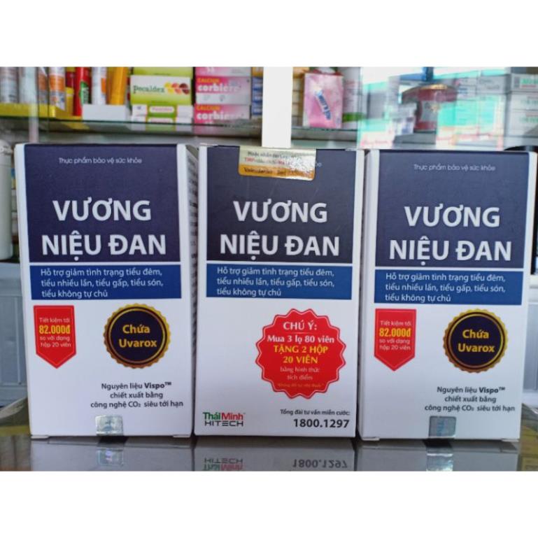 [CHÍNH HÃNG TÍCH ĐIỂM NHẬN QUÀ ] Vương Niệu Đan Lọ 80 viên