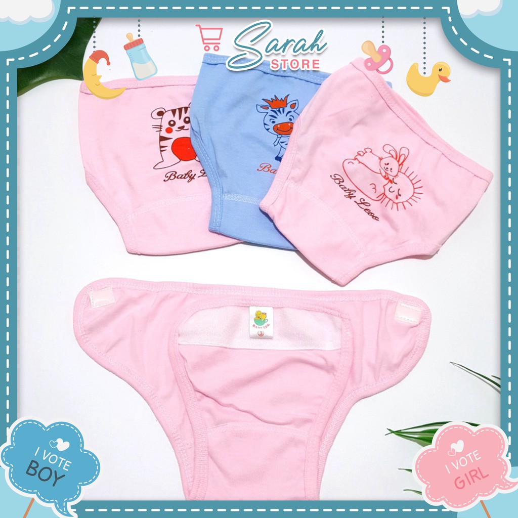 Quần đóng bỉm baby Leo size 1 2 3 cho bé trai/bé gái