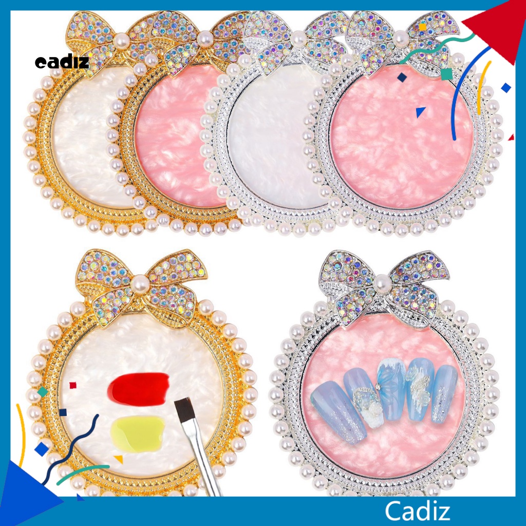 Khay Trưng Bày Móng Tay Giả Ngọc Trai Màu Sắc Sống Động