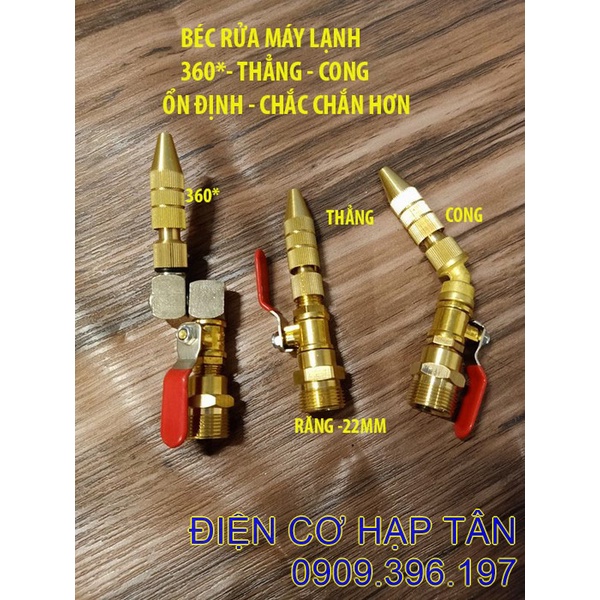 BÉC XỊT RỬA MÁY LẠNH –MẪU MỚI - CONG VÀ THẲNG- 360 MẪU MỚI ỔN ĐỊNH HƠN