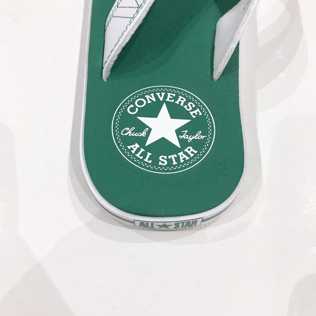 New - Dép Converse xanh lá quai trắng