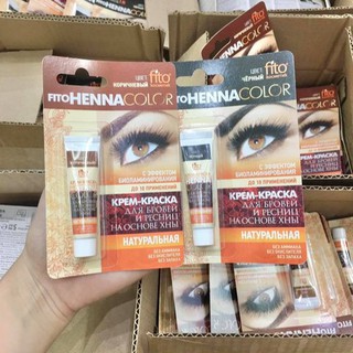 Nhuộm lông mi lông mày thảo dược Fito Henna Color