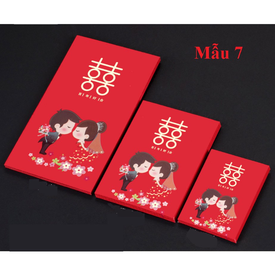 Bao lì xì dùng trong bưng quả đám cưới