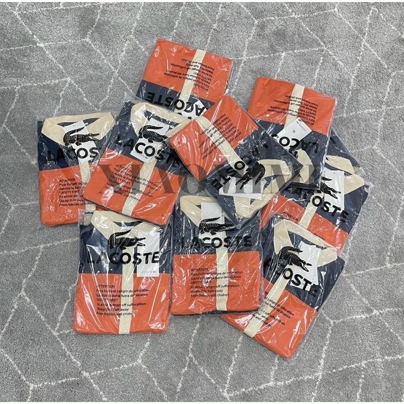 Aó polo lacoss nữ phối cam pha đen chất cotton mềm mịn thấm hút tốt XIAOMIMI M1.133.S