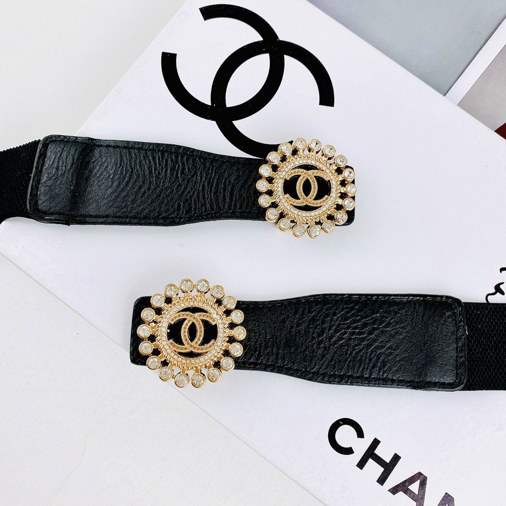 dây nịt eo mặc đầm xinh bản 3cm cha ngọc sang chảnh