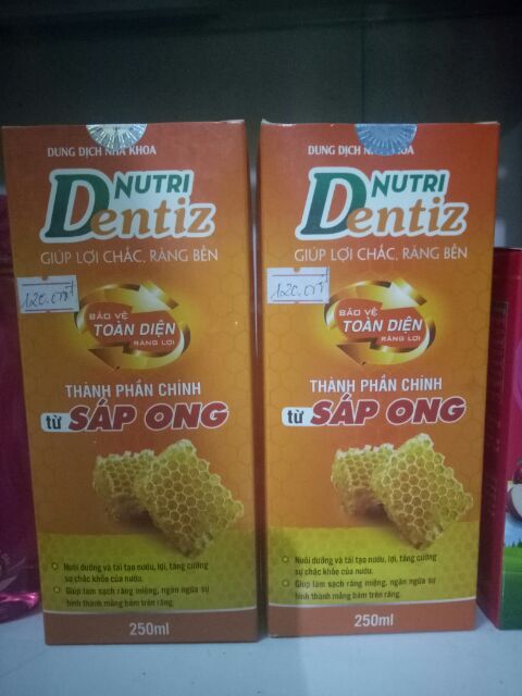 Nước súc miệng . NutriDentiz. 250ml