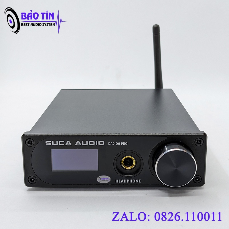 Dac SUCA Q6 Pro giải mã 32bit/768khz và chơi DSD 512 Tặng kèm dây quang liton USA