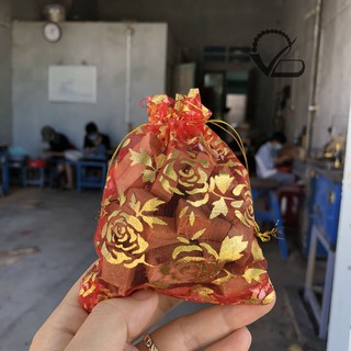 Vụn gỗ Xá Xị đỏ - Túi thơm Xá Xị - Bột gỗ Xá Xị làm thơm Phòng, khử mùi hôi xe ô tô