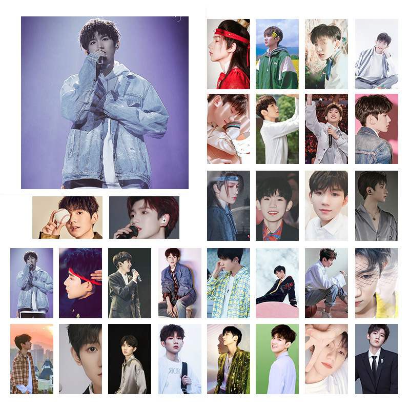 Hộp 30 tấm ảnh  thiệp LOMO card cực đẹp nhóm nhạc TFBOYS dành cho fan hâm mộ