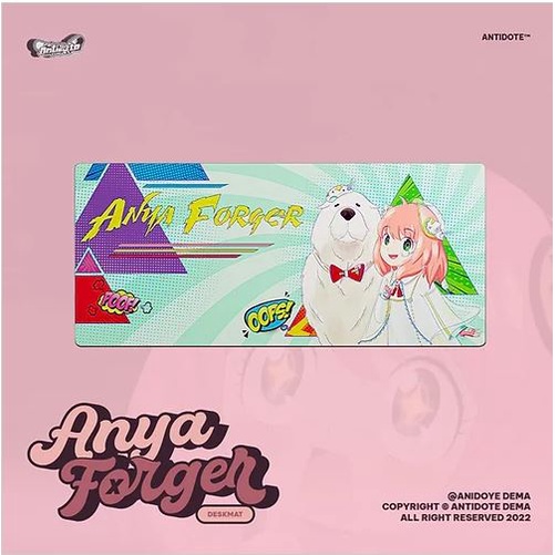 Tấm lót chuột Anya Forger - Waku Waku lót chuột gaming