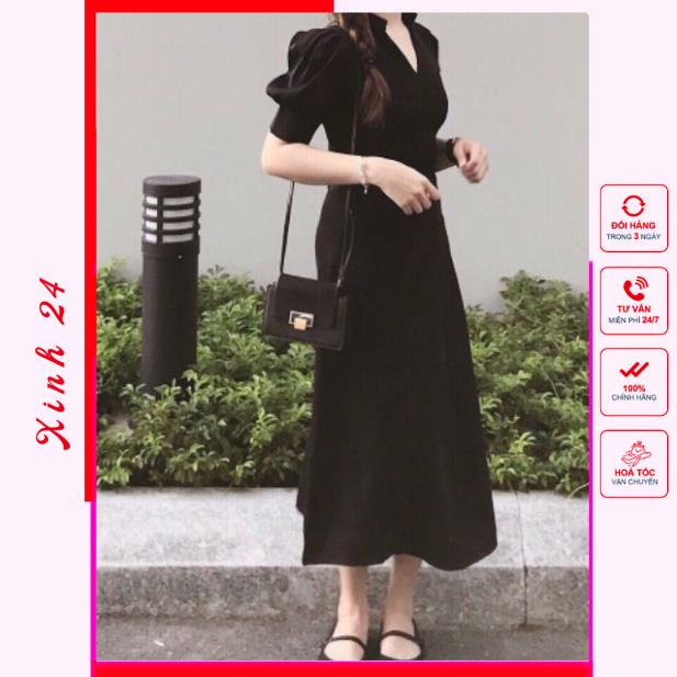 Đầm Váy Tay Phồng 3 Màu (Kèm Hình Thật) | BigBuy360 - bigbuy360.vn