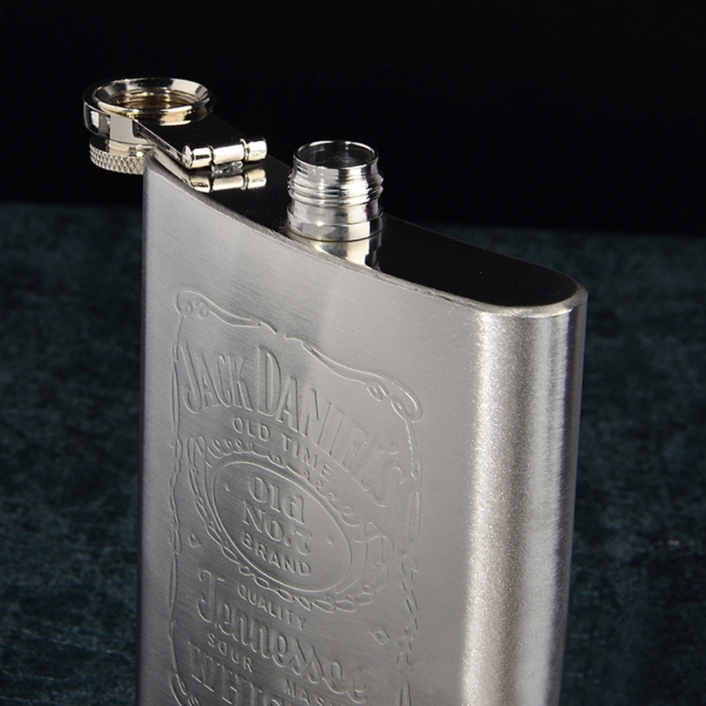 Bình đựng rượu đeo hông bằng thép không gỉ dung tích 7oz / 8oz