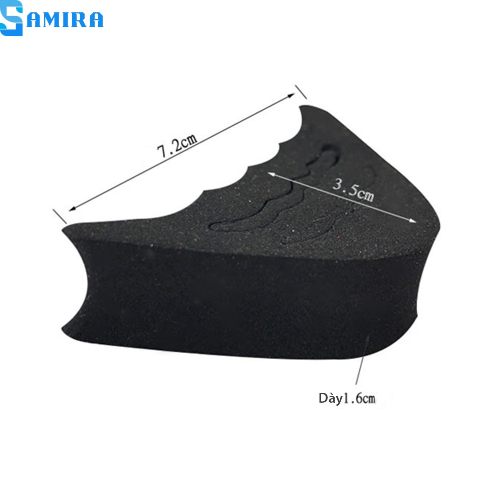 2 Miếng mút lót mũi giày cao gót giày tây nam cao su non đệm êm ngón chân thoáng khí giảm size SA8