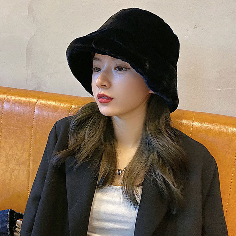 Mũ Lông Thỏ Giữ Ấm Mùa Đông Cho Nữ