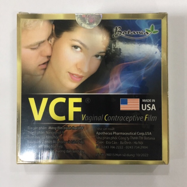 Phim tránh thai VCF ( hàng công ty)