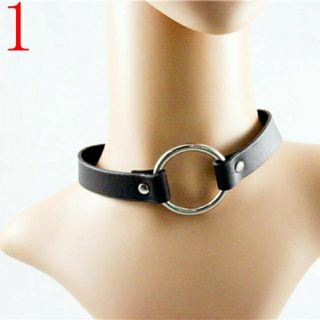 Vòng chocker da pu nhiều mẫu gothic
