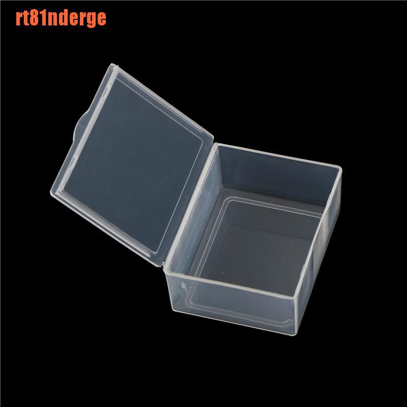 Hộp Đựng Thẻ Tên / Trang Sức Mini Bằng Nhựa Trong Suốt