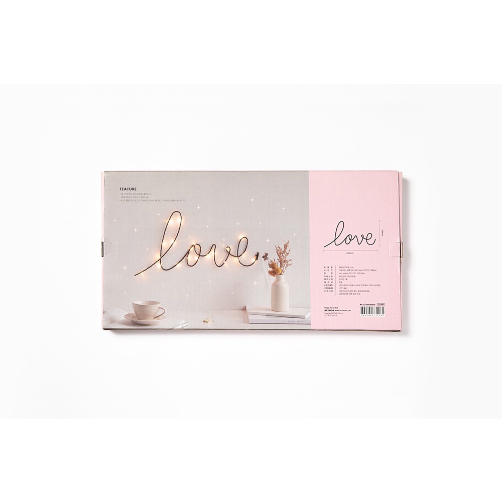 Đèn Trang Trí ARTBOX Hàn Quốc Chữ Love Xinh Xắn