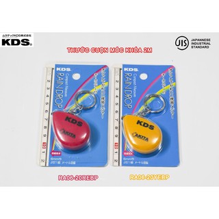 Thước cuộn móc khóa 2m Nhât Bản KDS RA06-02