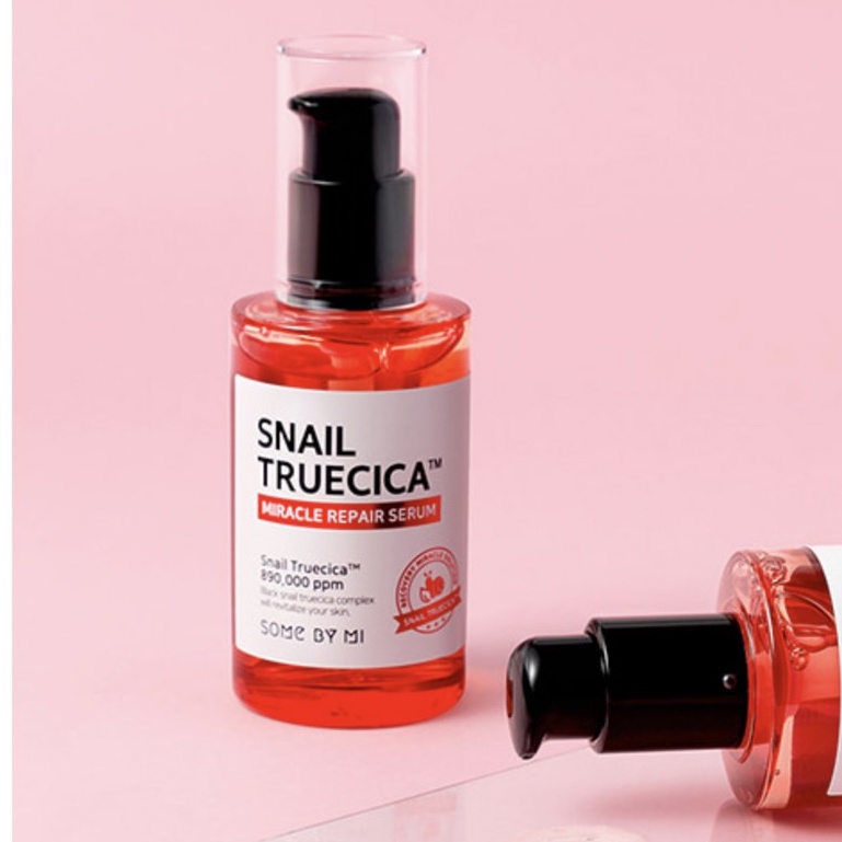 Tinh Chất Phục Hồi Da, Mờ Thâm Sẹo Snail TrueCica Serum Some By Mi 50ml