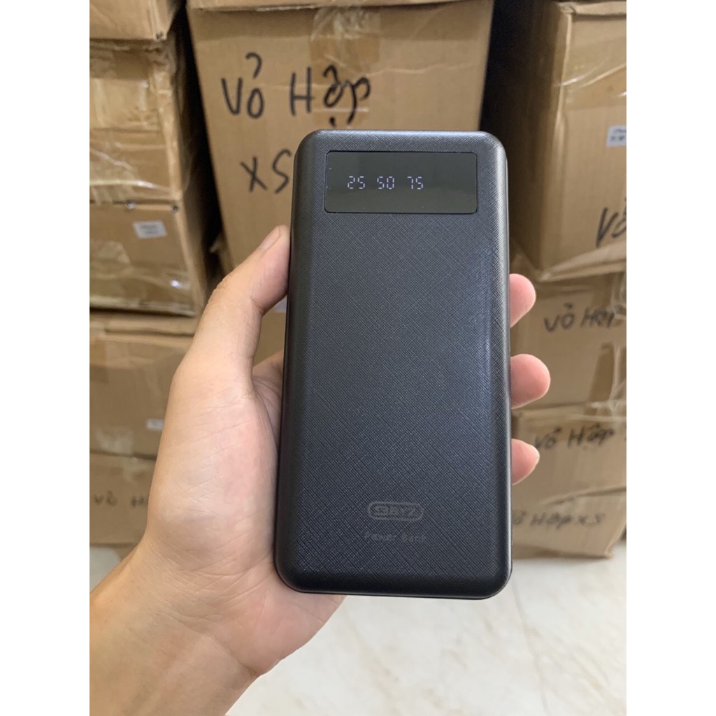 Sạc Dự Phòng BYZ W11 Dung Lượng 20000mah 2 Cổng Sạc Nhanh Có Đèn Báo % Pin