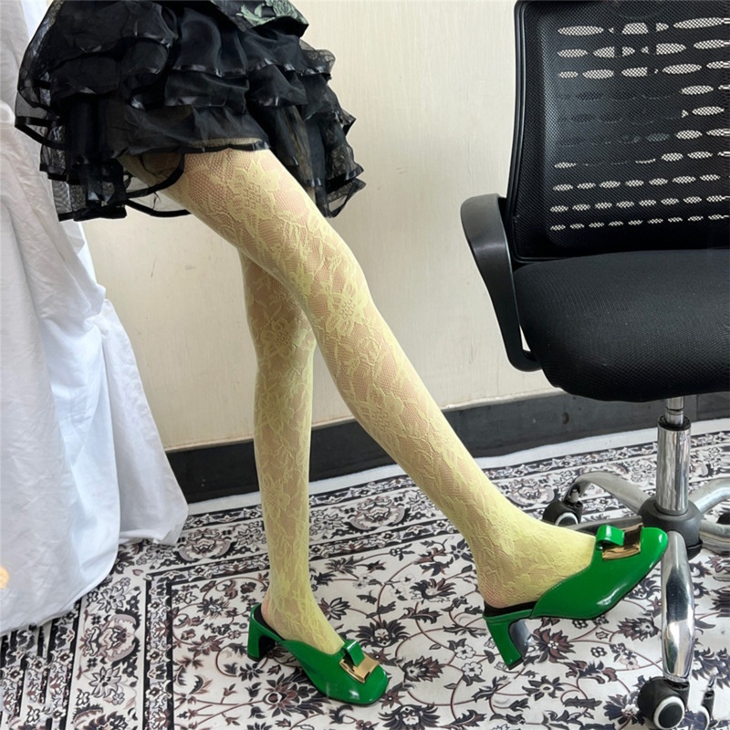 XIXI Quần Vớ LướI HọA TiếT Hoa NhiềU MàU ThờI Trang Cho Nữ