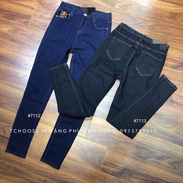 Quần bò giấy mix cực thoải mái