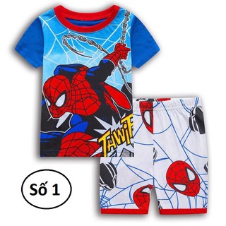 Bộ thun siêu nhân nhện SPIDER MAN