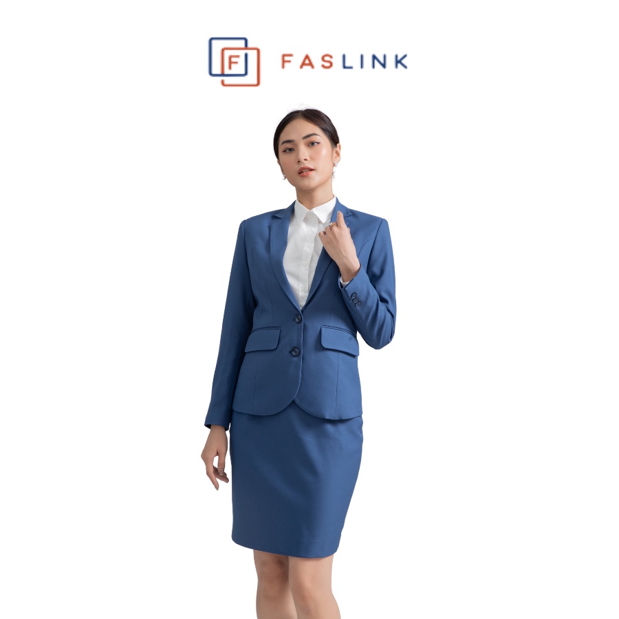 Áo Vest nữ công sở 2 nút dòng basic - Faslink