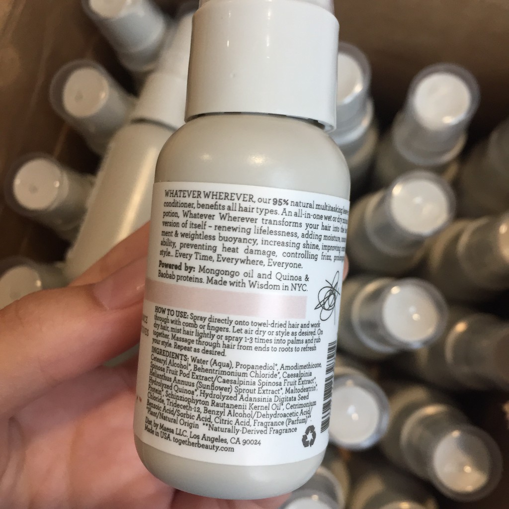 Xịt dưỡng tóc TOGETHER BEAUTY Whatever Wherever Leave-In Conditioner - 30ml - [Có bill US] | BigBuy360 - bigbuy360.vn