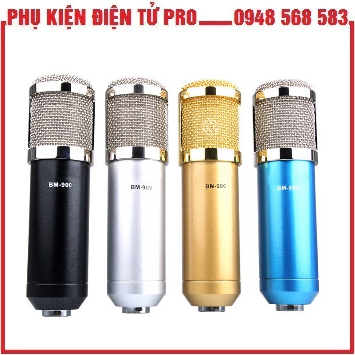 [Mã Elhace Giảm 4% Đơn 300K] Micro Thu Âm Karaoke Chuyên Nghiệp Bm 900