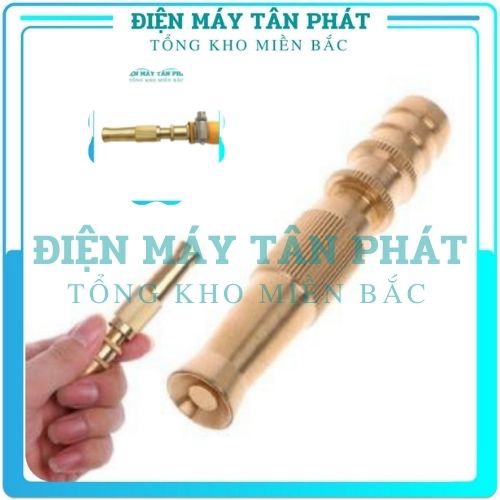 Đầu vòi xịt vệ sinh tăng áp lực rửa xe tưới cây bằng đồng mini điều khiển dòng chảy