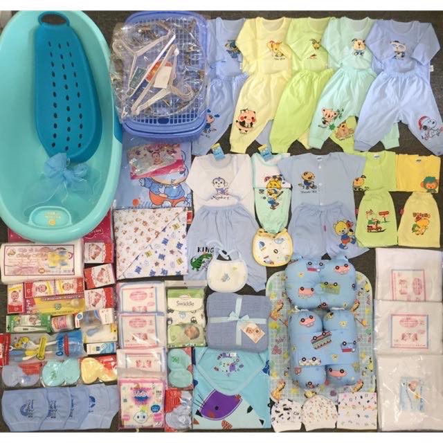 Đồ sơ sinh trọn gói đầy đủ mẹ và bé sơ sinh-Gói đi sinh bé trai bé gái sơ sinh