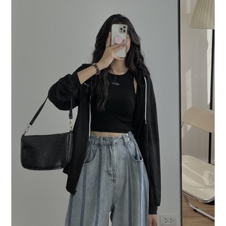 Jeans suông sọc dọc 3555
