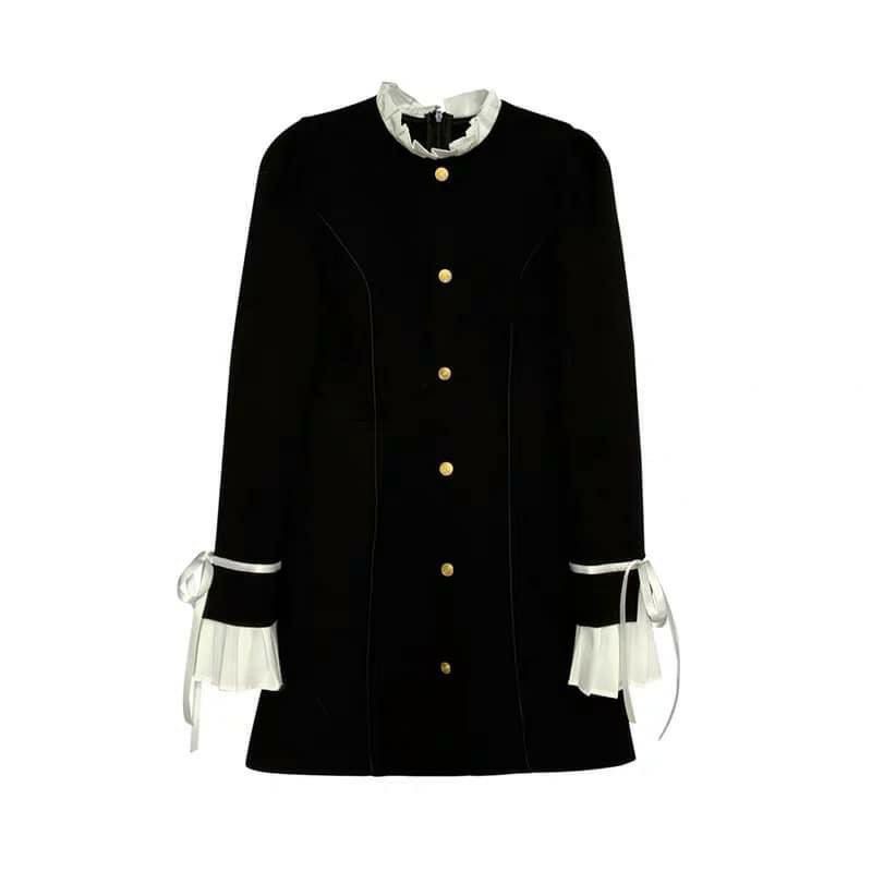 Váy tiểu thư tay xếp li