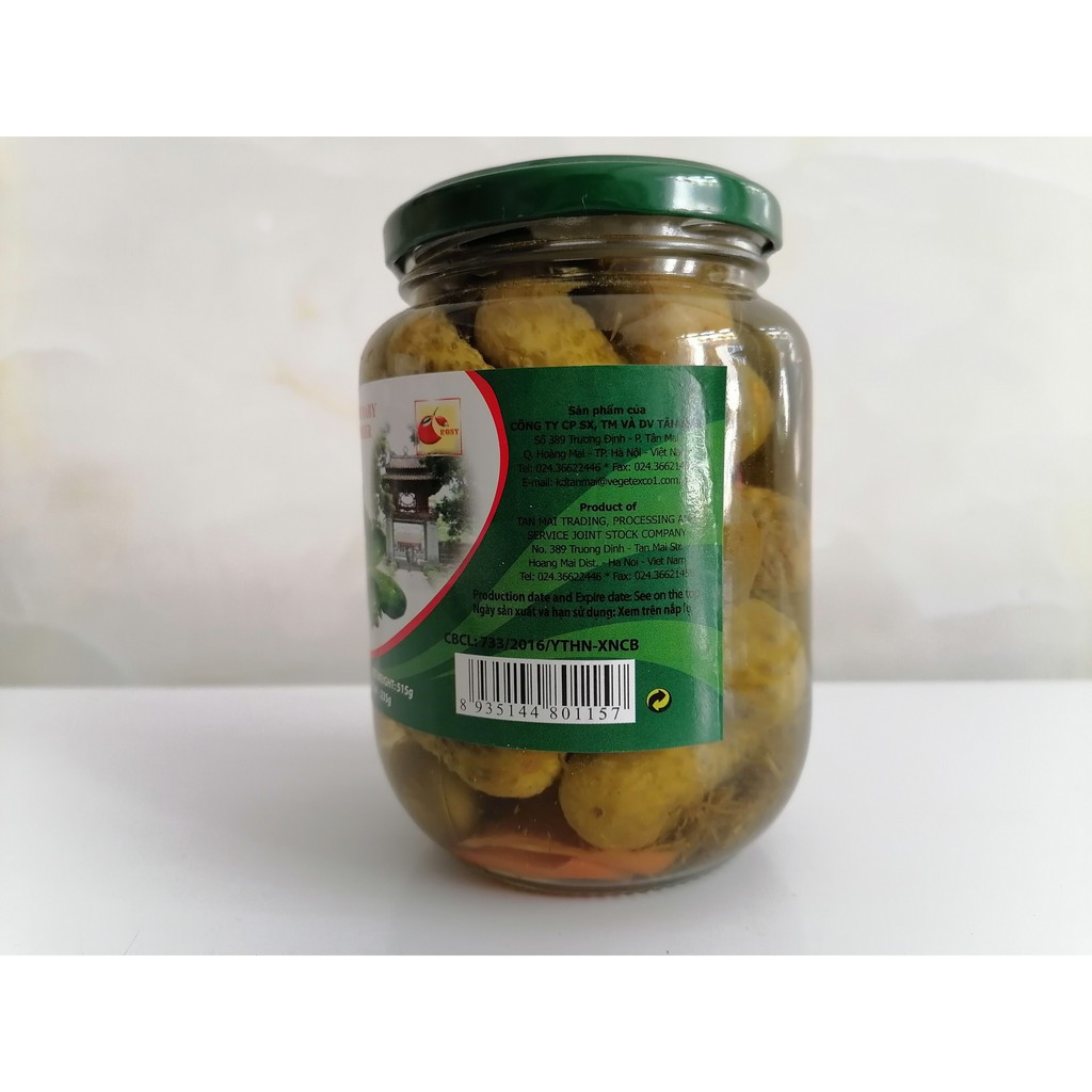 [515g BABY CUCUMBER] DƯA CHUỘT BAO TỬ NGÂM GIẤM [VN] TÂN MAI Pickled Baby Cucumber (tmth-hk)