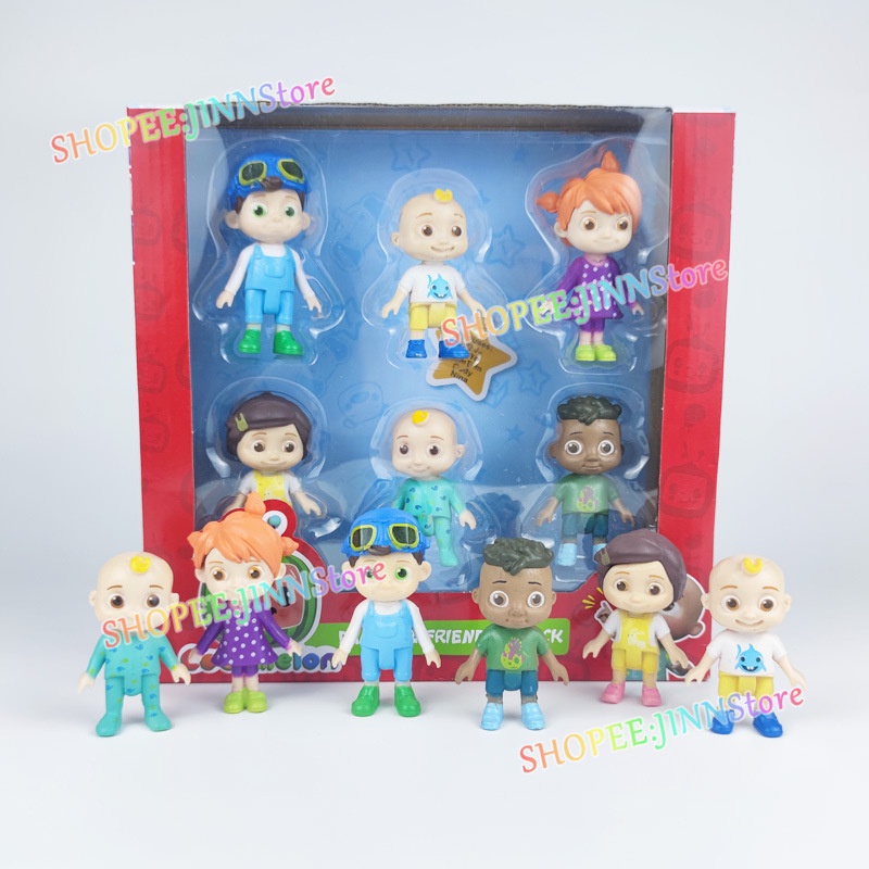 JINN JoJo Cocomelon Hình hành động Đồ chơi PVC Mô hình Búp bê Cocomelon Đồ chơi Mô hình Búp bê Trẻ em Quà tặng sinh nhật cho bé