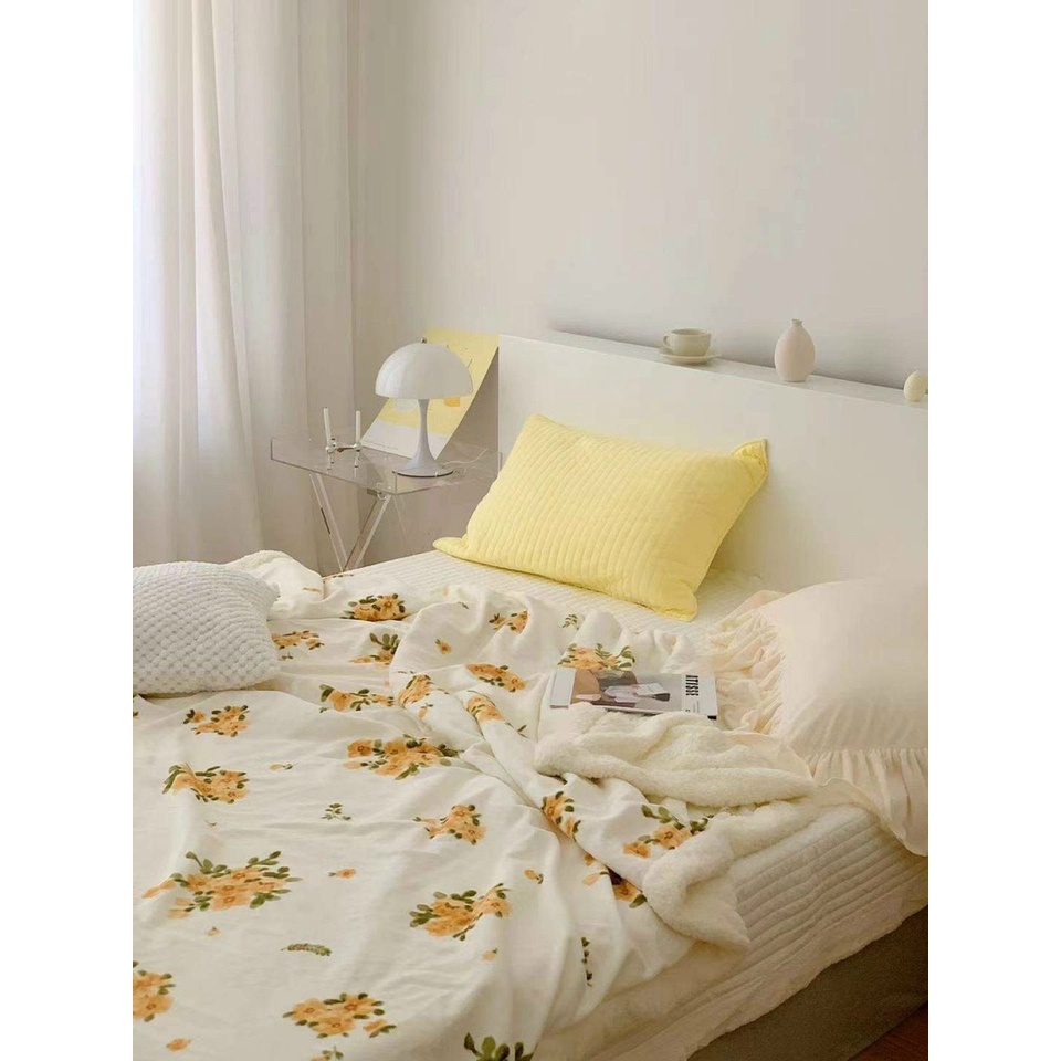 Chăn Lông Cừu Vintage Kích thước 200x230cm